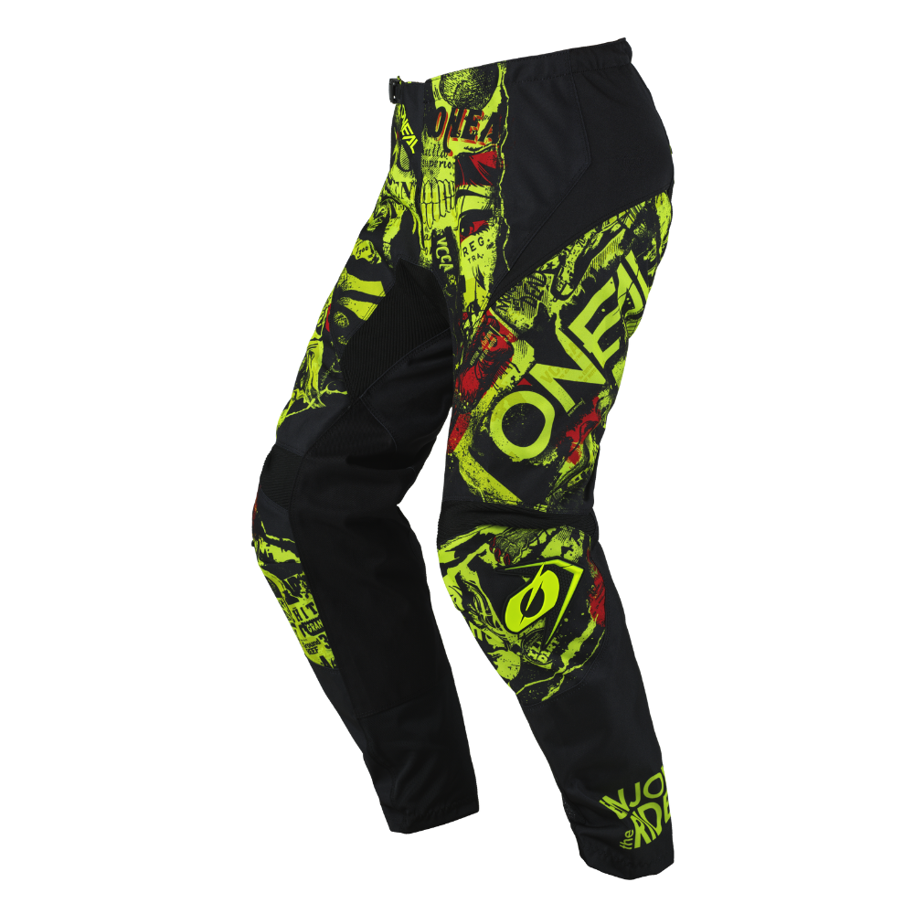 Pantalon O'NEAL Element Attack Moto Bicicleta Negro/Amarillo