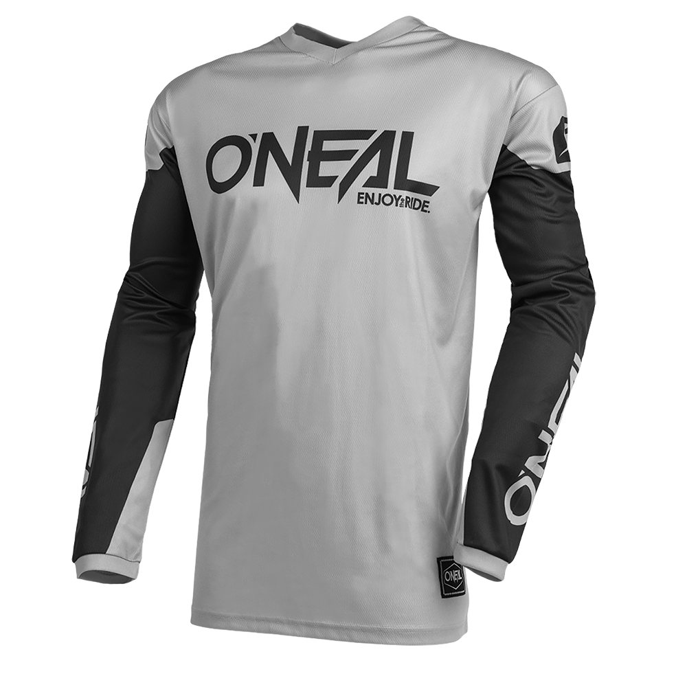 Polera Oneal Element Threat Motocross Bicicleta Gris/negro