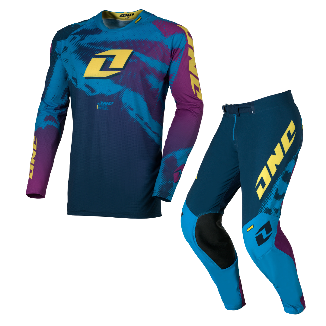 Traje Polera Pantalon Moto One Industries X297 Tiger Navy