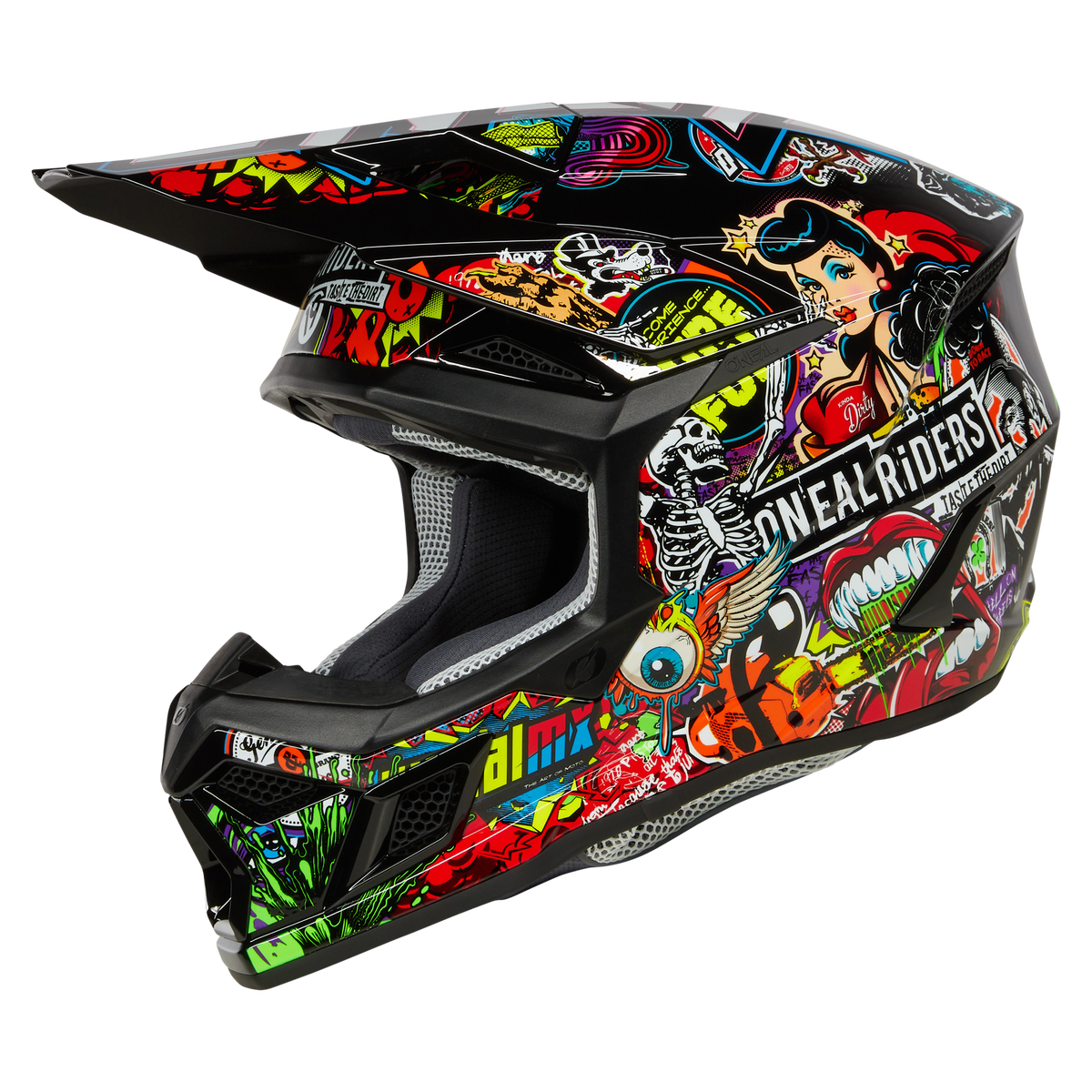 Casco Moto O&#39;neal 3srs Crank Motocross Enduro