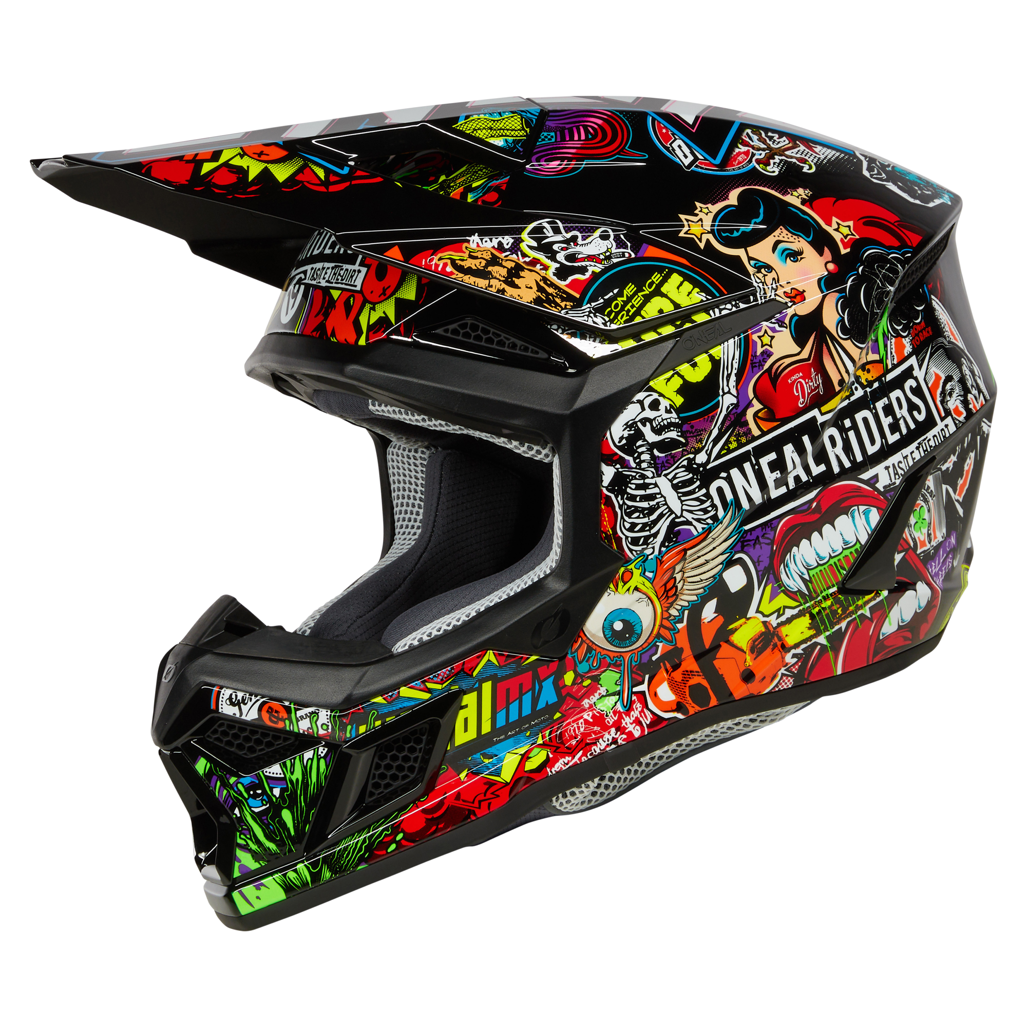 Casco Moto O'neal 3srs Crank Motocross Enduro