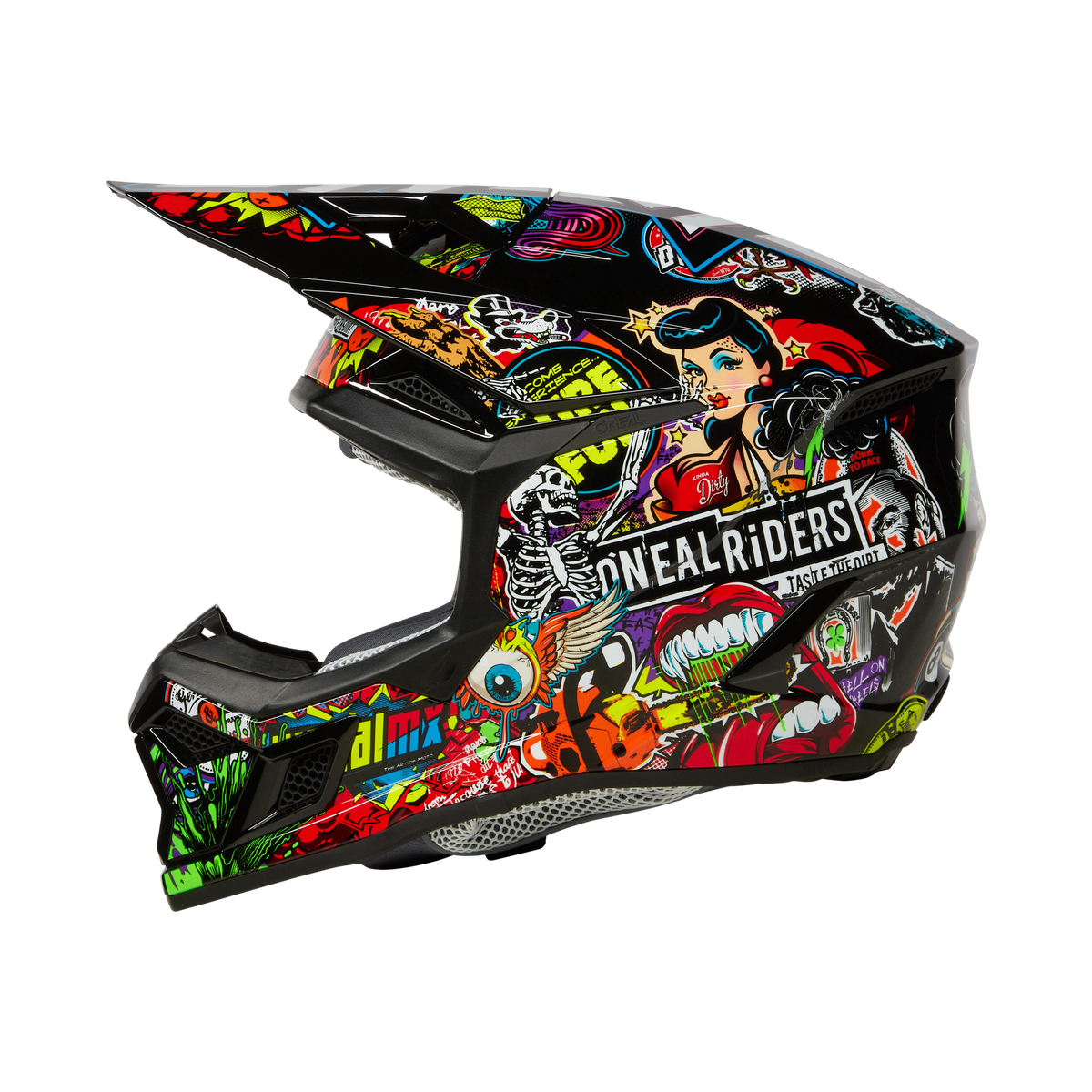 Casco Moto O&#39;neal 3srs Crank Motocross Enduro