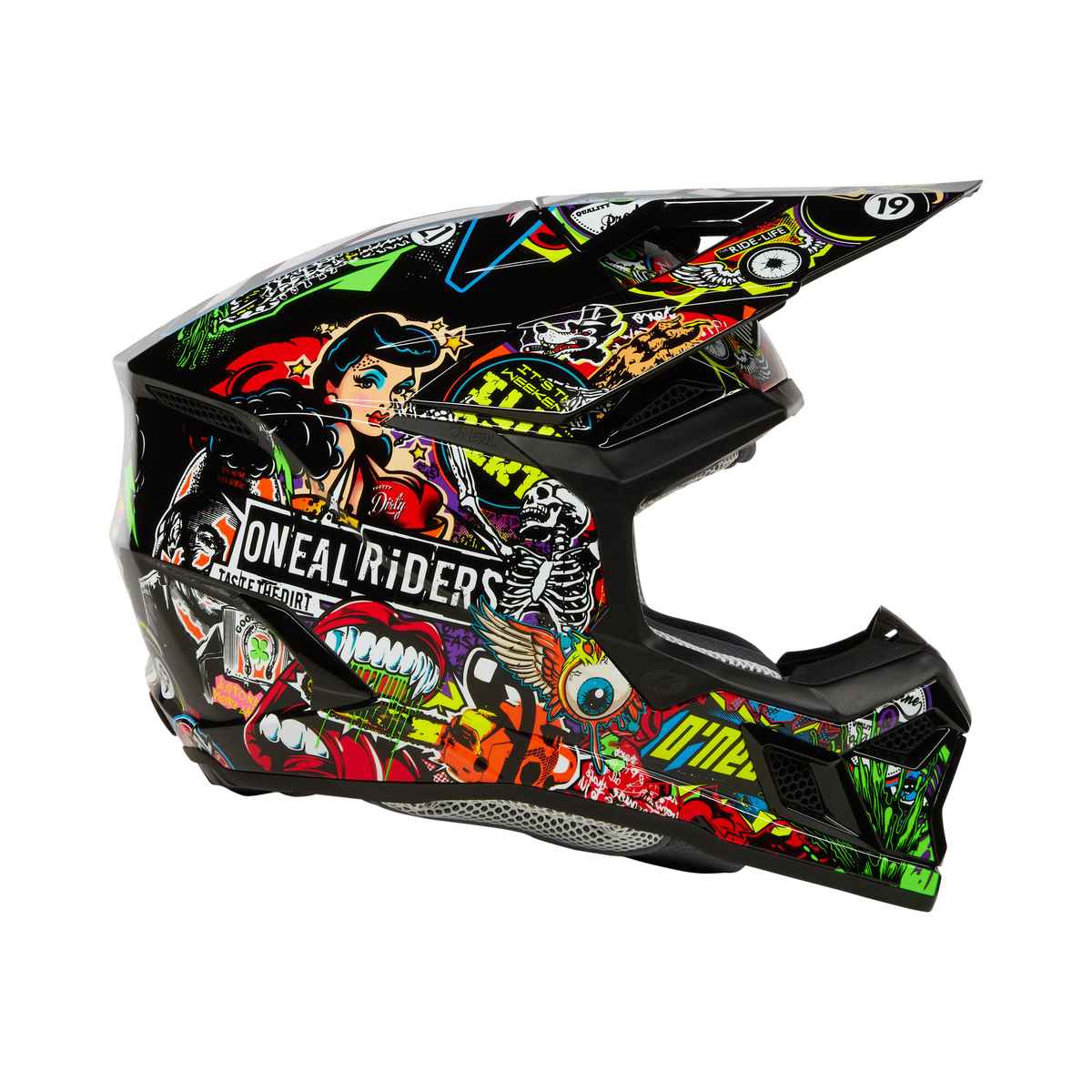 Casco Moto O&#39;neal 3srs Crank Motocross Enduro