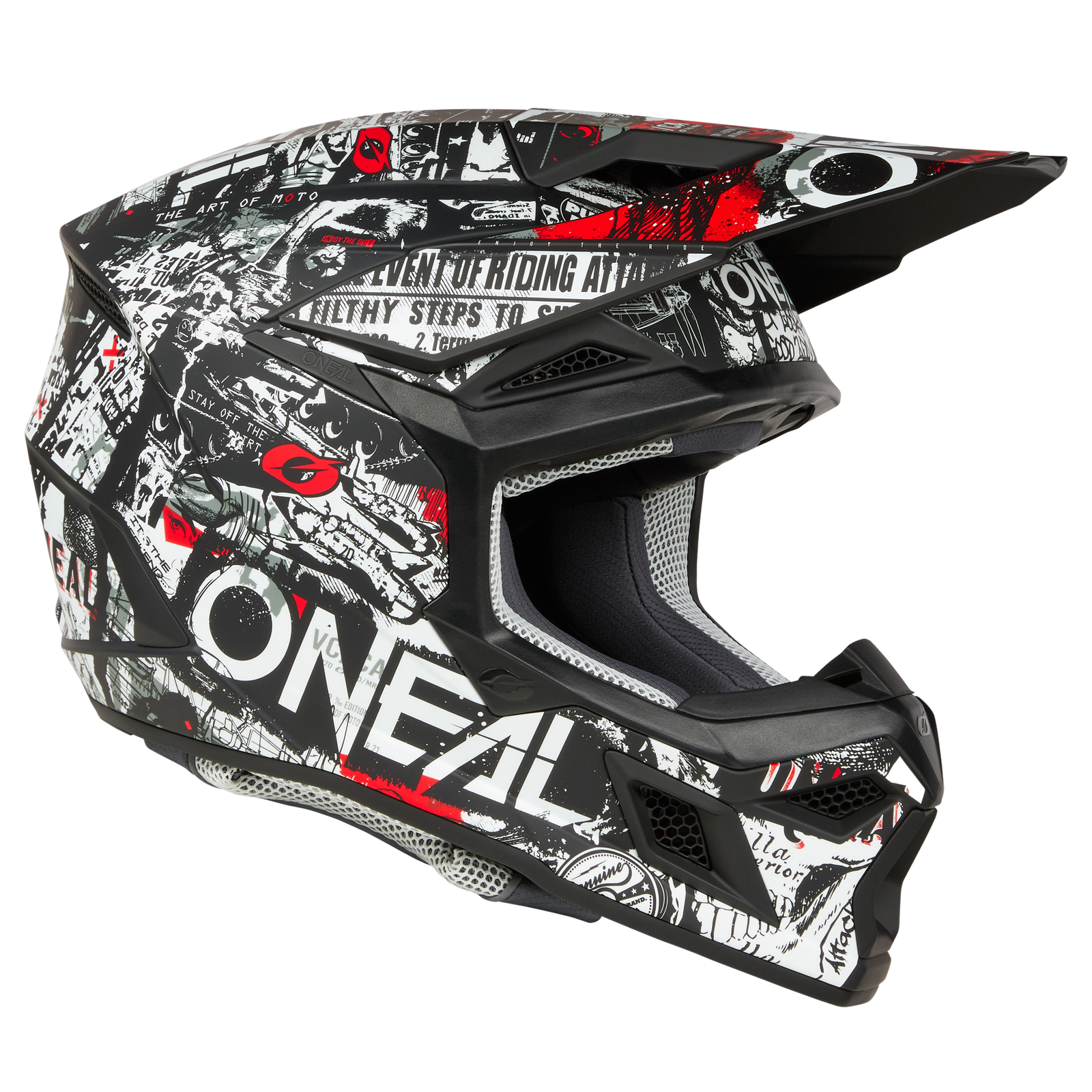 Casco Moto O'neal 3srs Attack Motocross Enduro