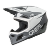Casco Moto O'neal 3srs Solid Motocross Enduro Blanco/gris
