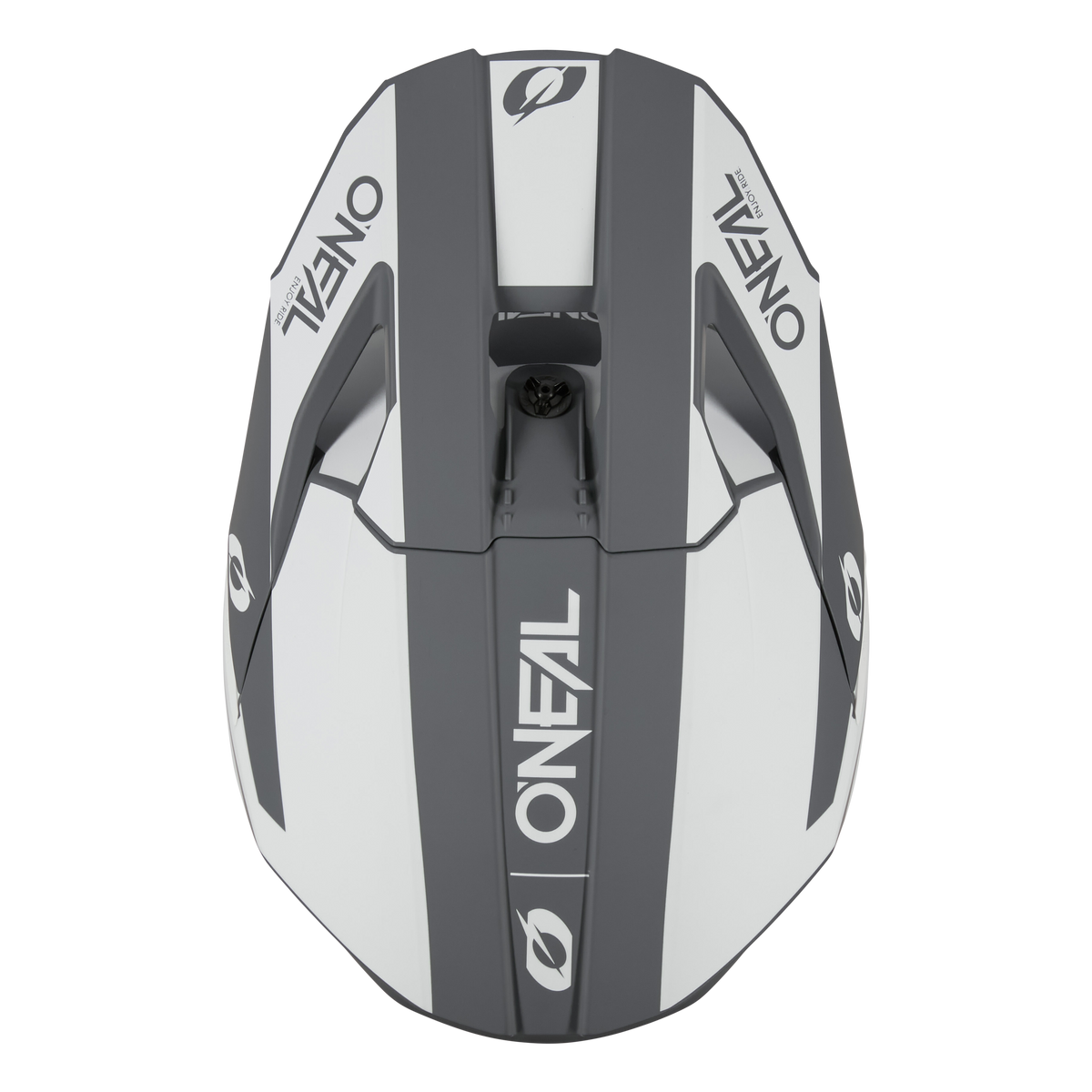 Casco Moto O&#39;neal 3srs Solid Motocross Enduro Blanco/gris