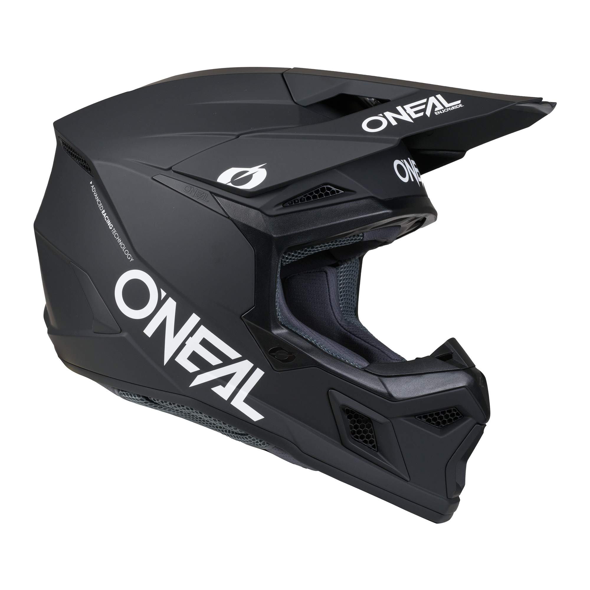 Casco Moto O'neal 3srs Classic Motocross Enduro Negro/Blanco