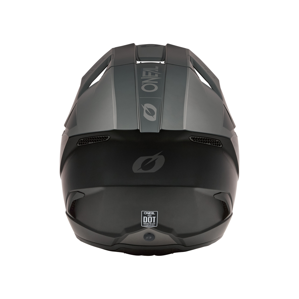 Casco Moto O&#39;neal 3srs Solid Motocross Enduro Negro/Gris