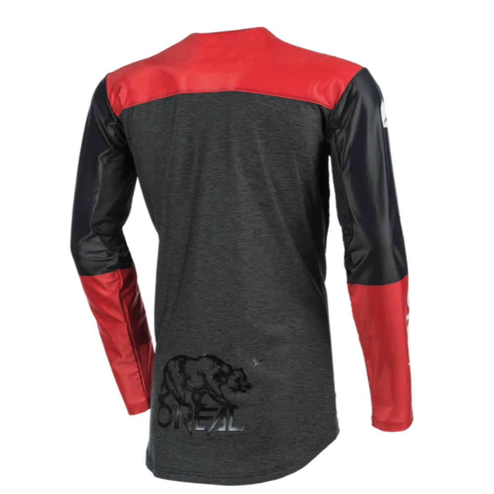 Polera Jersey O'NEAL Mayhem Hexx Negro/Rojo