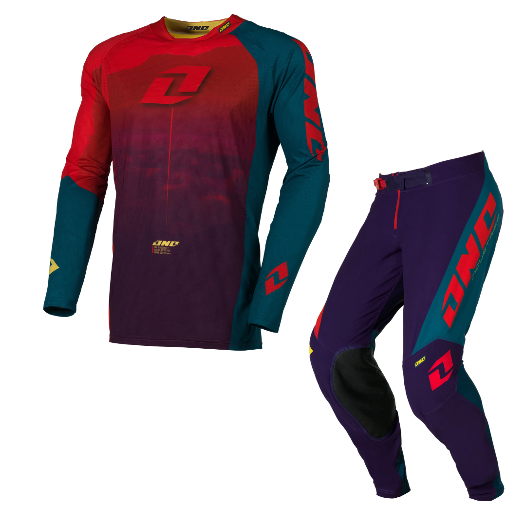 Traje Polera Pantalon Moto One Industries X297 Desert Red