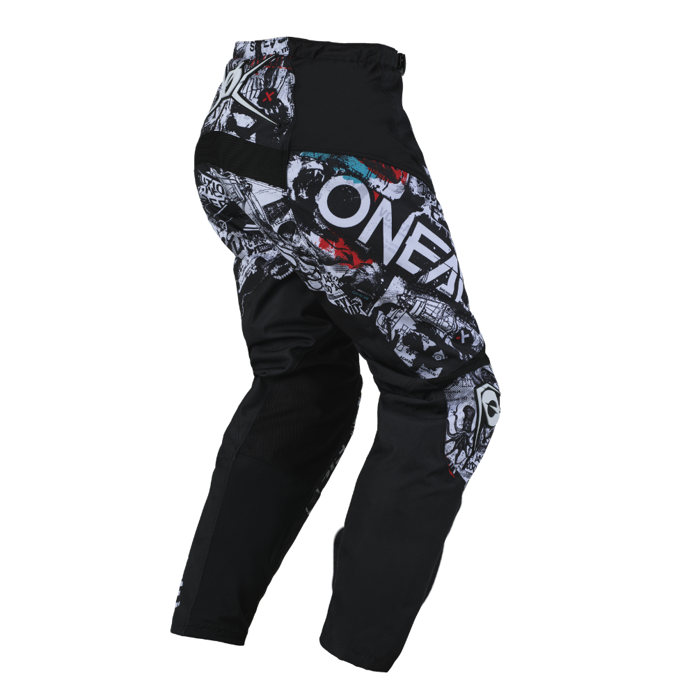 Pantalon O'NEAL Element Attack Moto Bicicleta Negro/Blanco