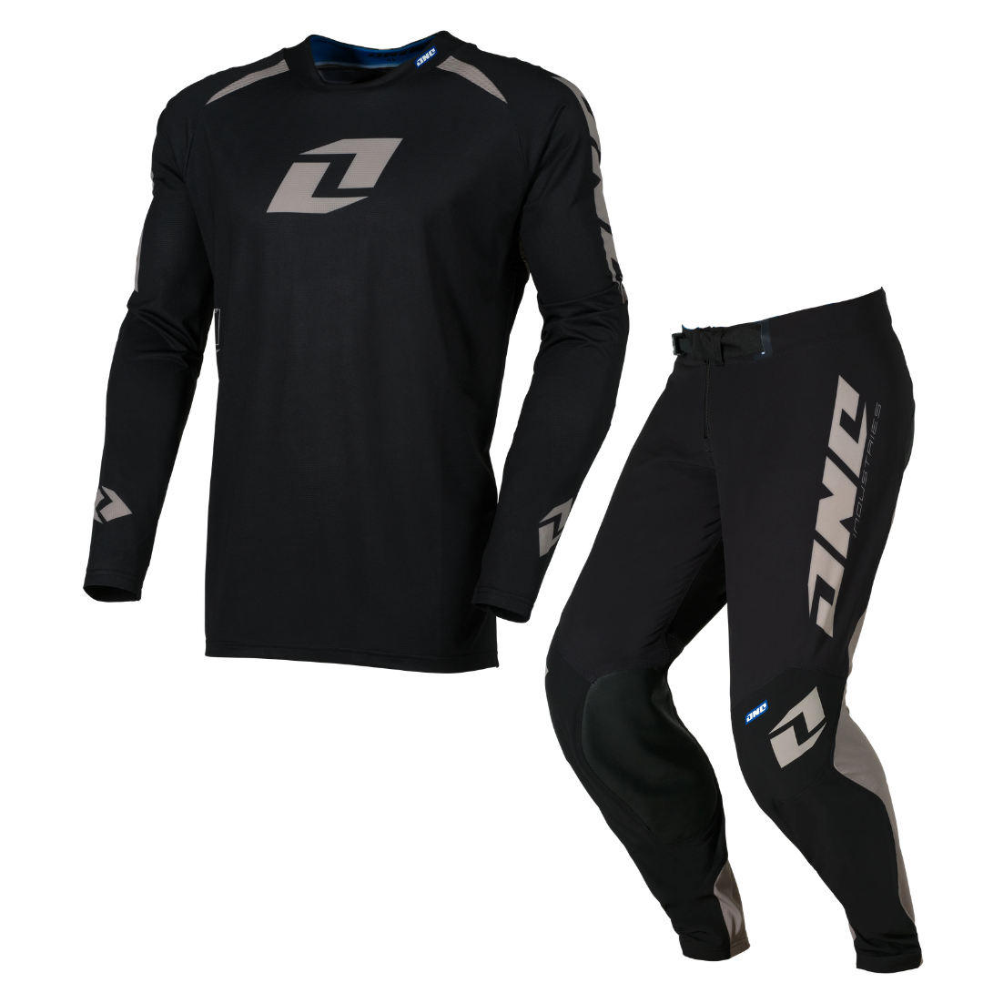 Traje Polera Pantalon Moto One Industries X297 Black Smoke
