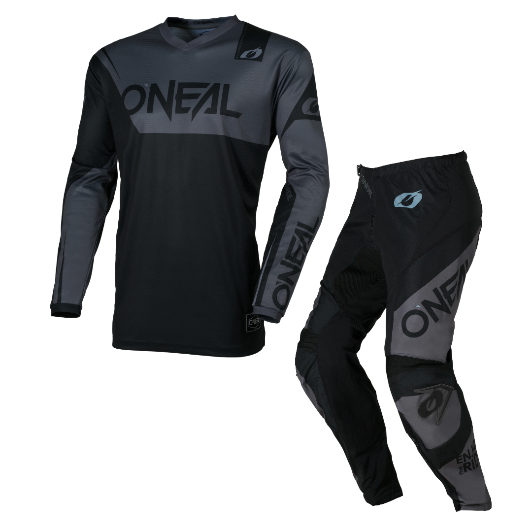 Traje Polera Pantalon O'neal Element Rw Moto Motocross Gris