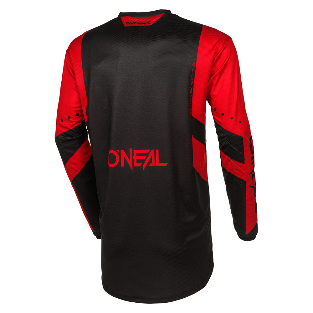 Polera Jersey O'NEAL Element Racewear Negro/rojo