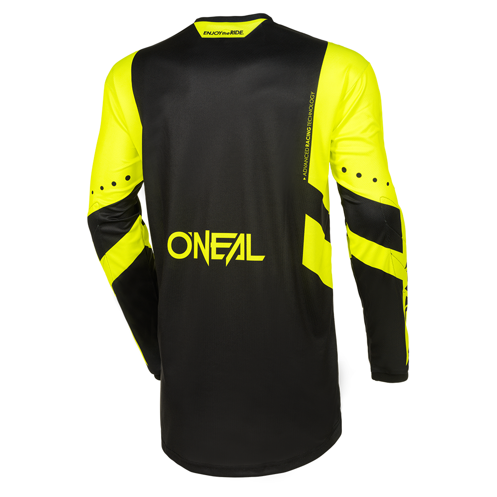 Polera Jersey O'NEAL Element Racewear Niños Negro/Amarillo