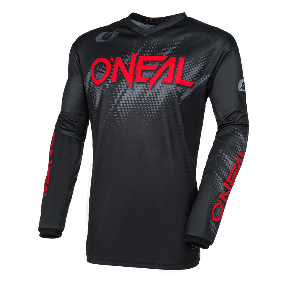 Polera Jersey O&#39;NEAL Element Voltage Negro/Rojo