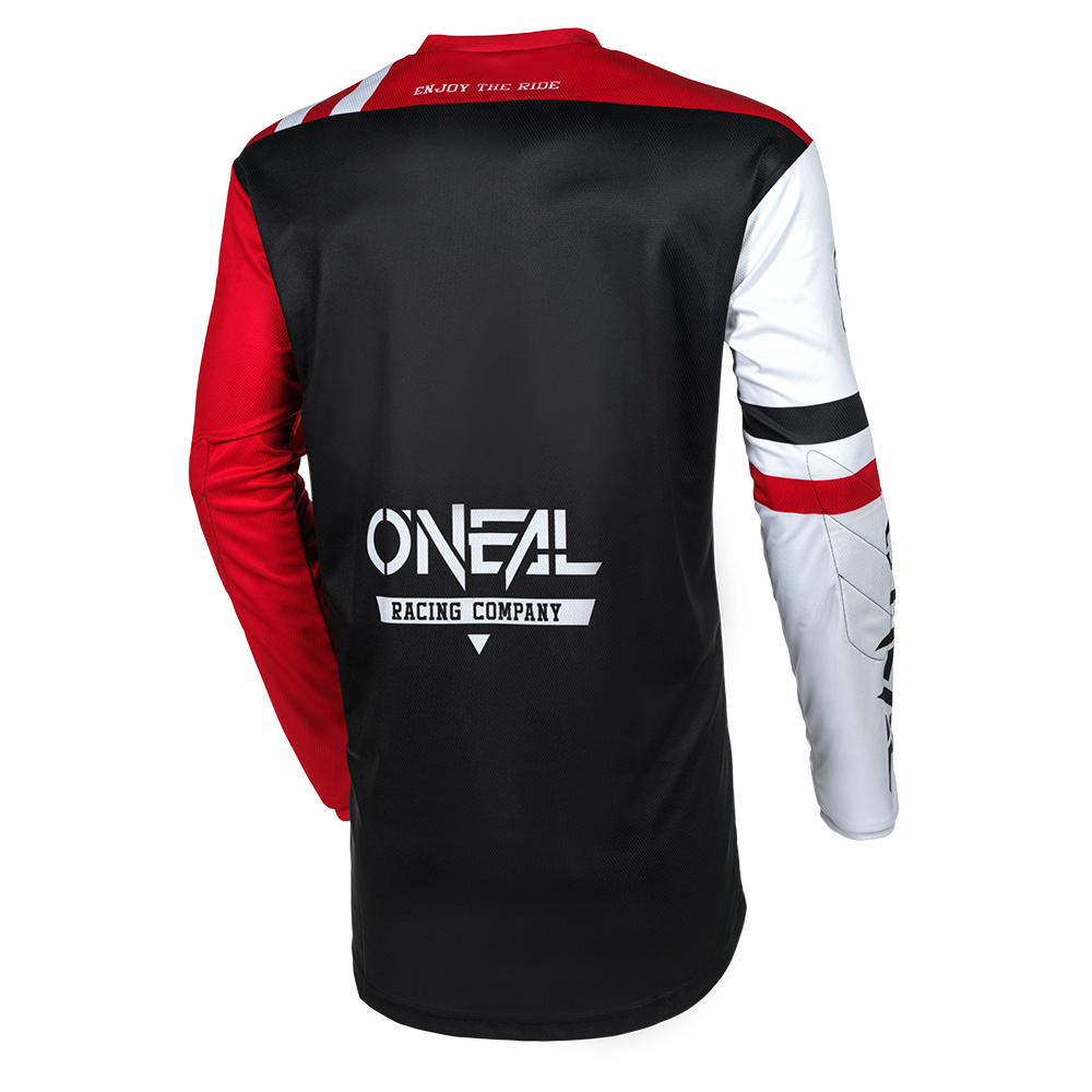 Polera Jersey O'NEAL Element Warhawk Negro/Rojo
