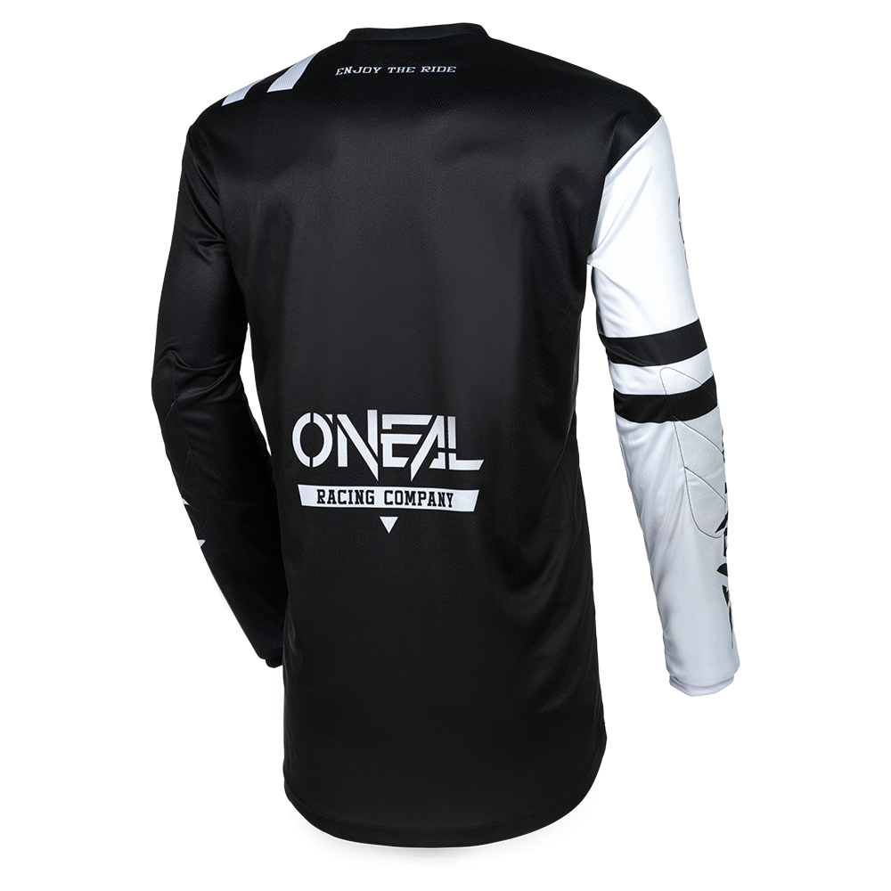 Polera Jersey O'NEAL Element Warhawk Negro/Blanco