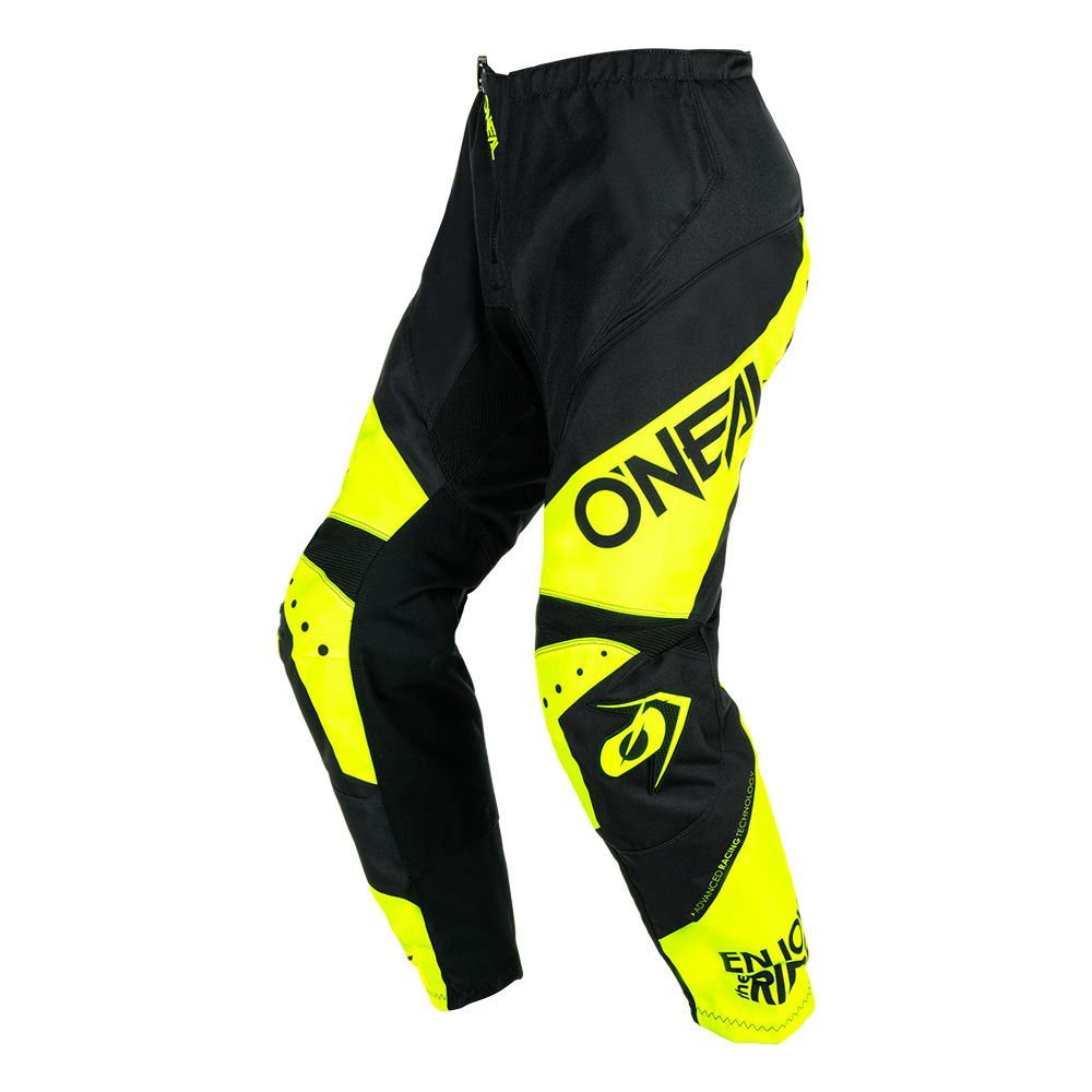 Pantalon Moto O&#39;NEAL Element Racewear Niños Negro/Amarillo