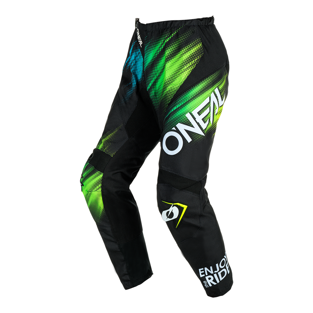 Pantalon Moto O&#39;NEAL Element Voltage Negro/Verde