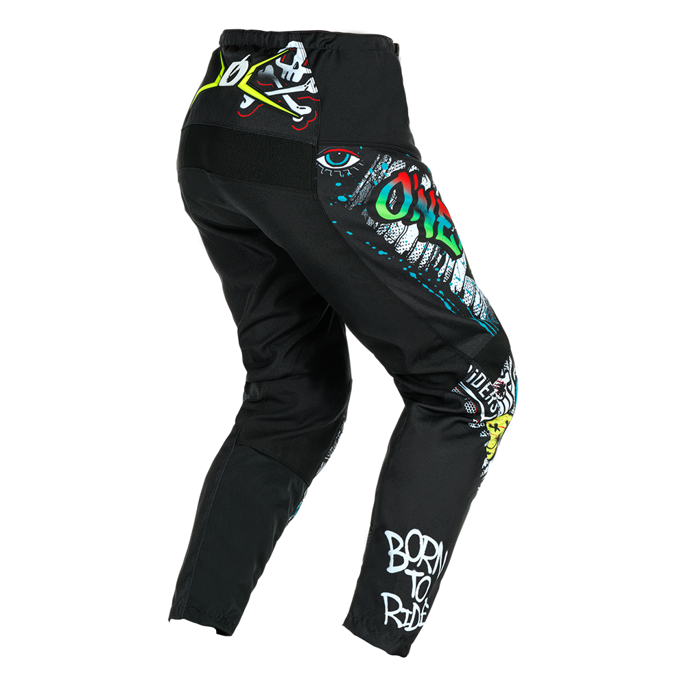 Pantalon Moto O'NEAL Element Rancid Niños Negro/Blanco