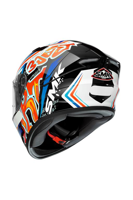 Casco Moto Smk Stellar Graffiti GL237 Integral Certificado