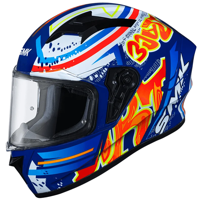 Casco Moto Smk Stellar Graffiti GL237 Integral Certificado