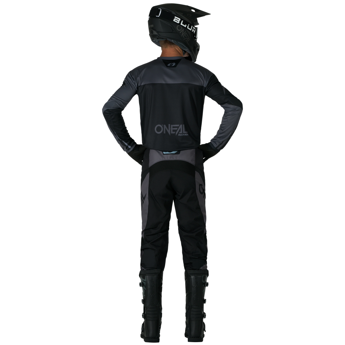 Traje Polera Pantalon O'neal Element Rw Moto Motocross Gris