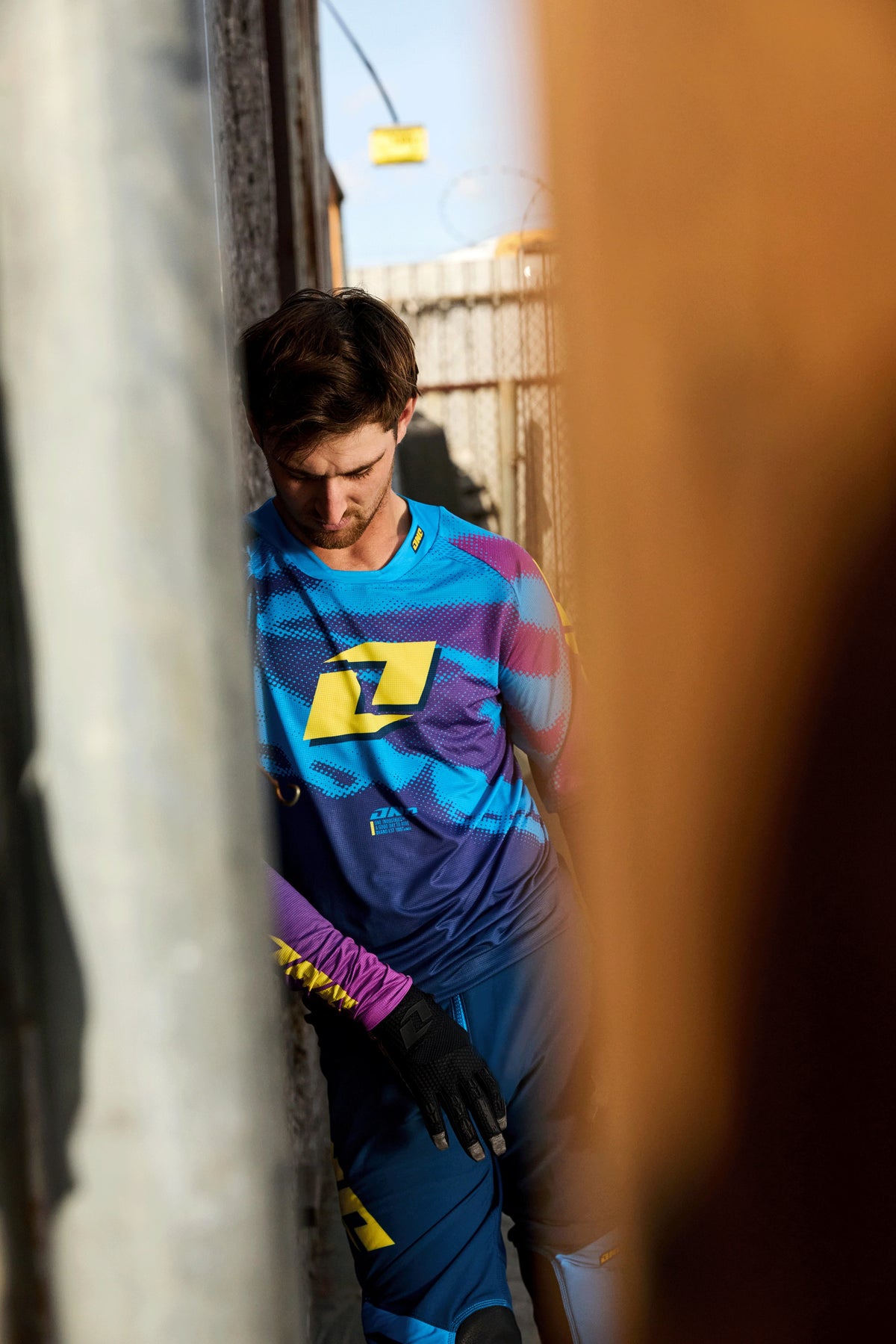 Traje Polera Pantalon Moto One Industries X297 Tiger Navy