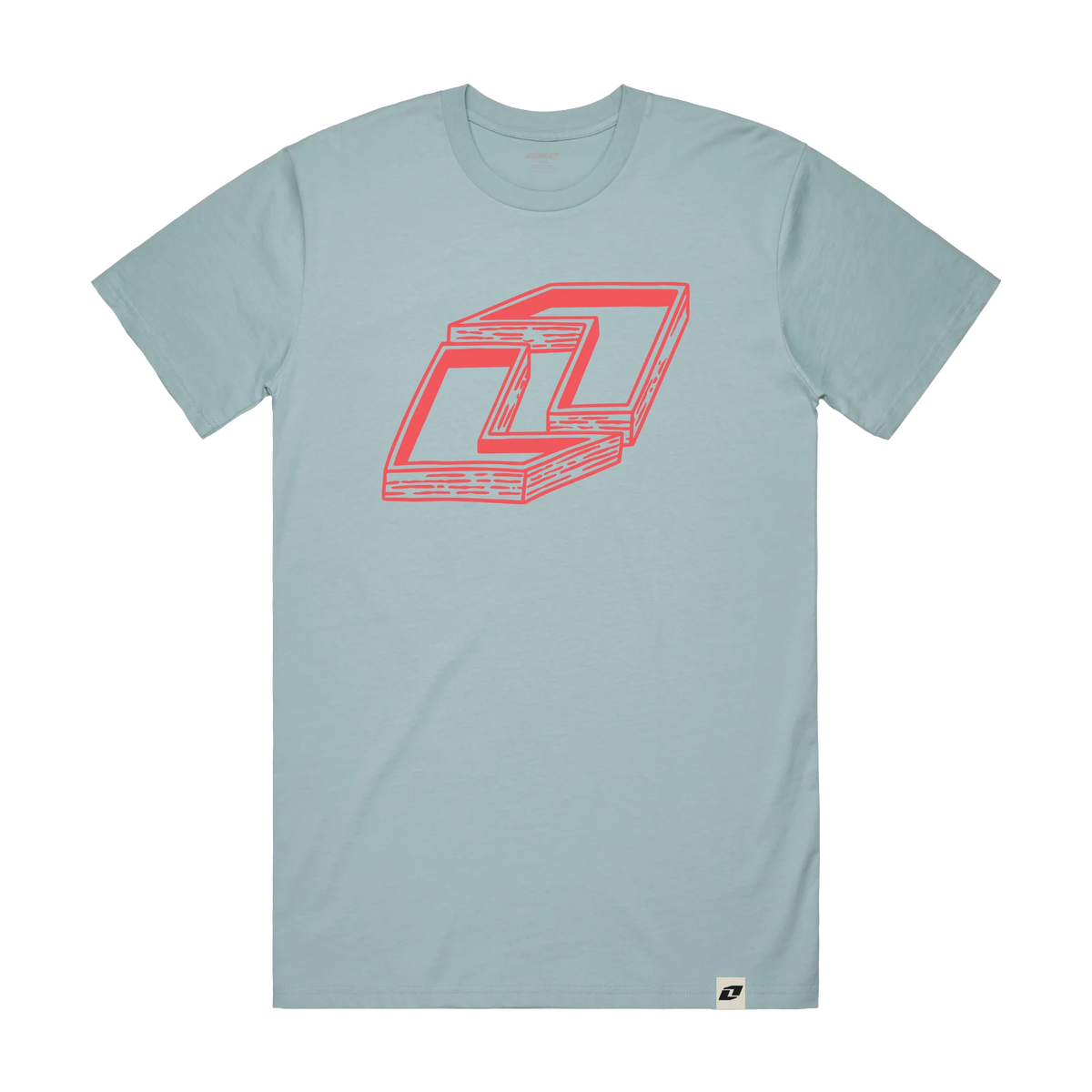 Polera One Industries Diagram Pale Lifestyle Azul