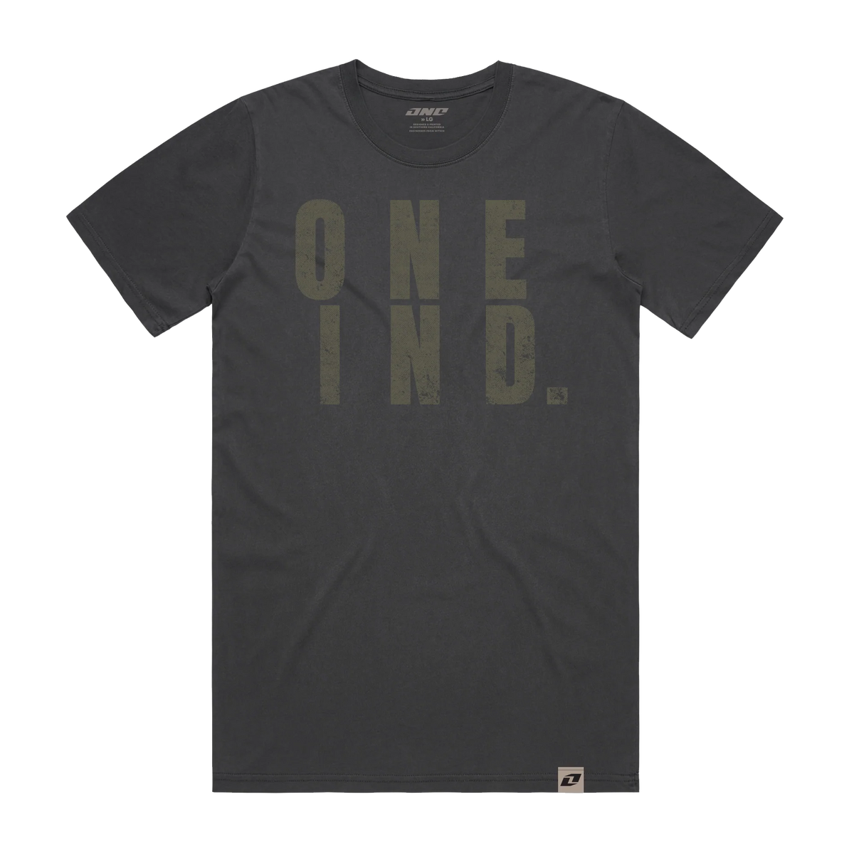 Polera One Industries Mision Faded Lifestyle Negro