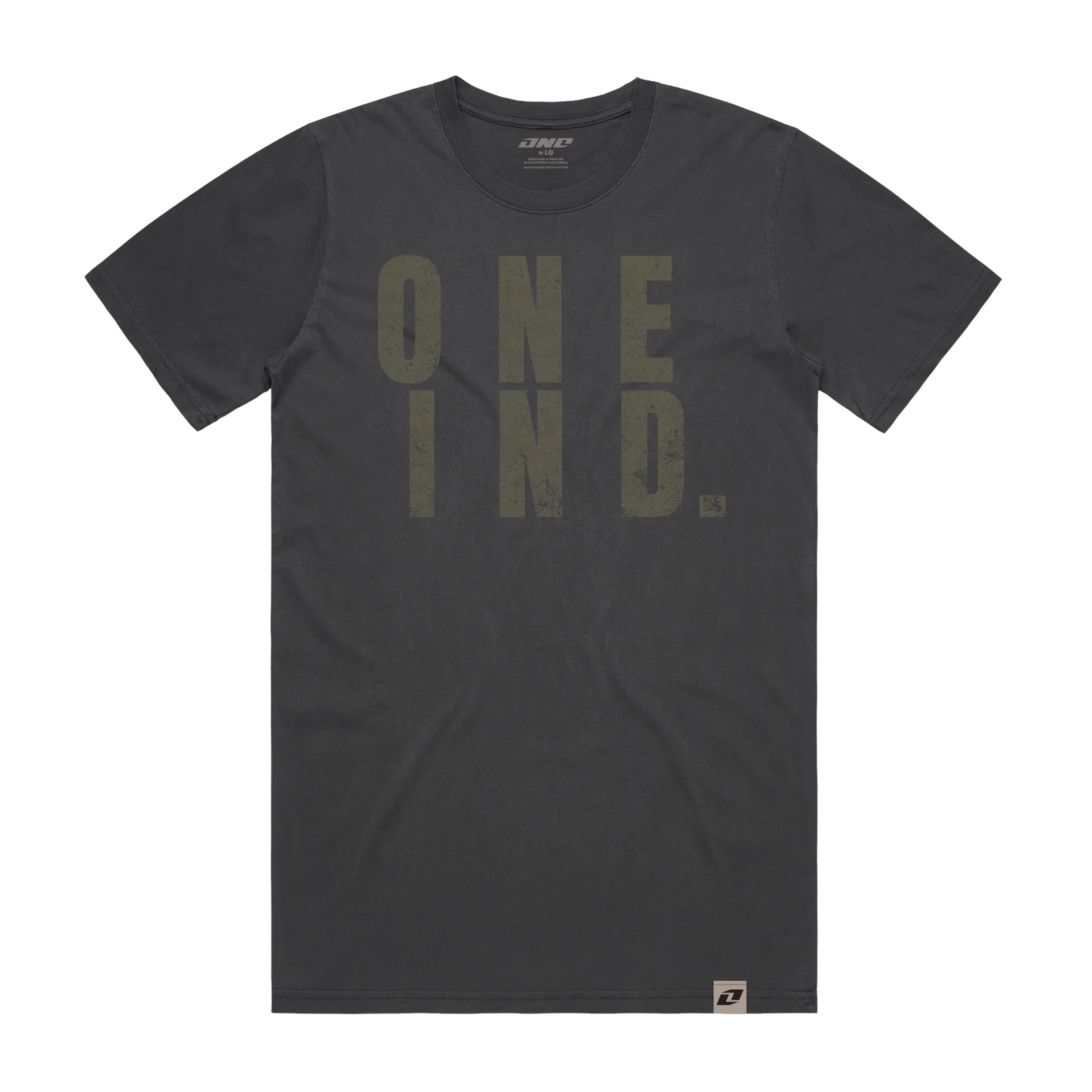 Polera One Industries Mision Faded Lifestyle Negro