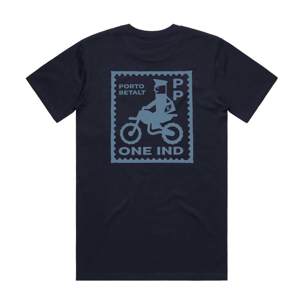 Polera One Industries Posty Petrol Lifestyle Azul