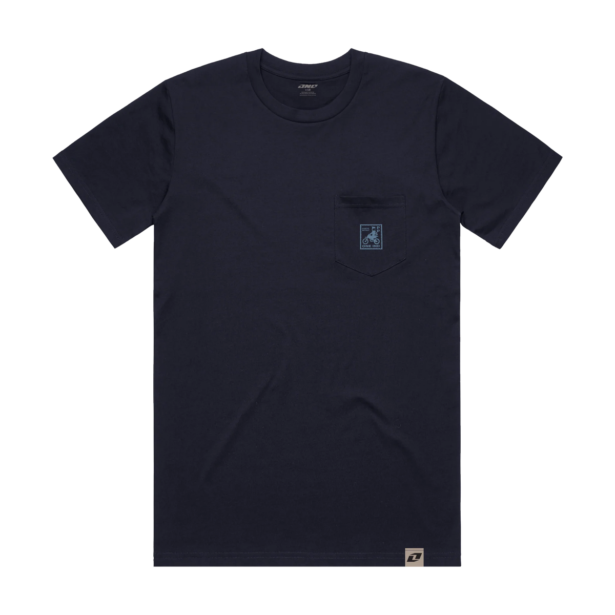 Polera One Industries Posty Petrol Lifestyle Azul