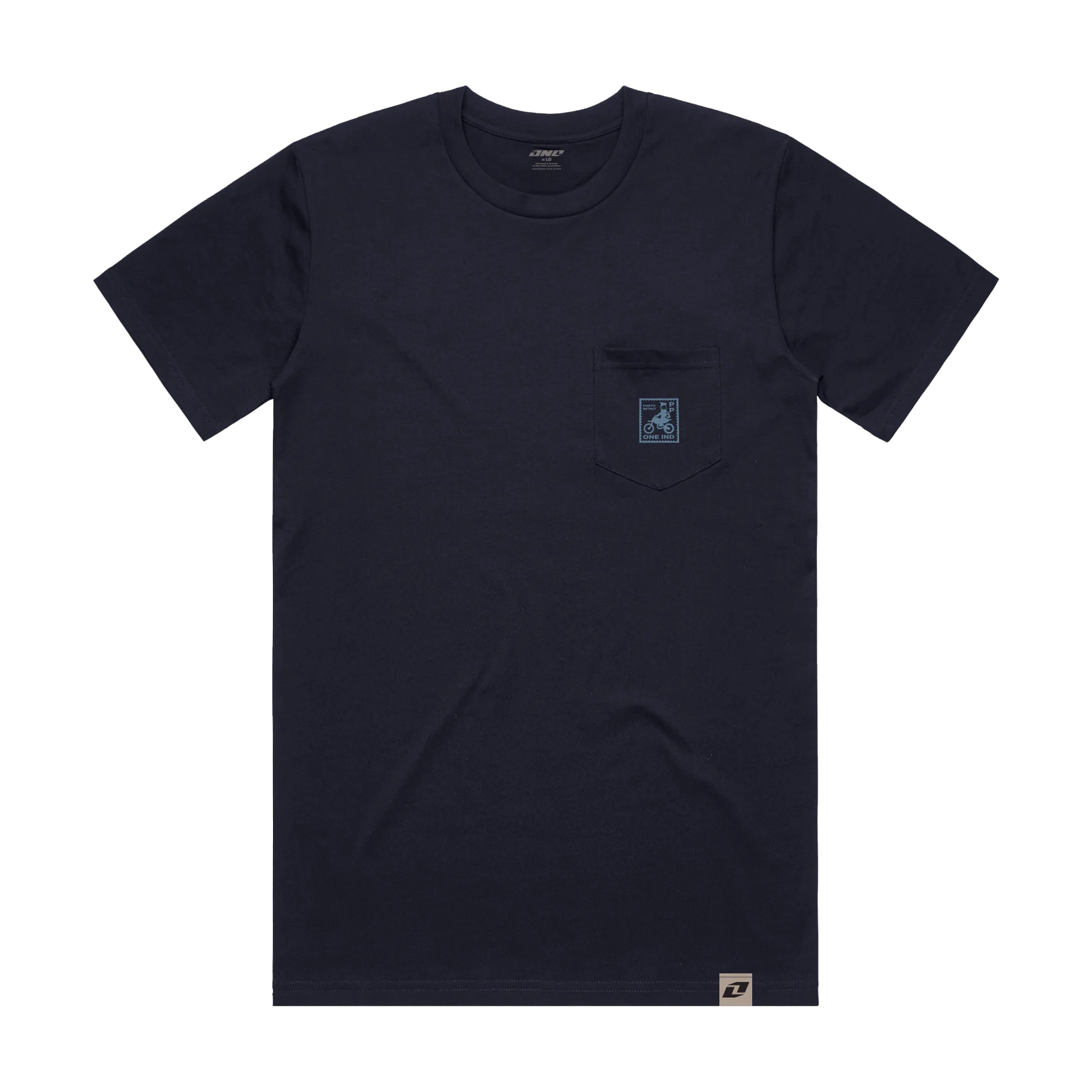 Polera One Industries Posty Petrol Lifestyle Azul