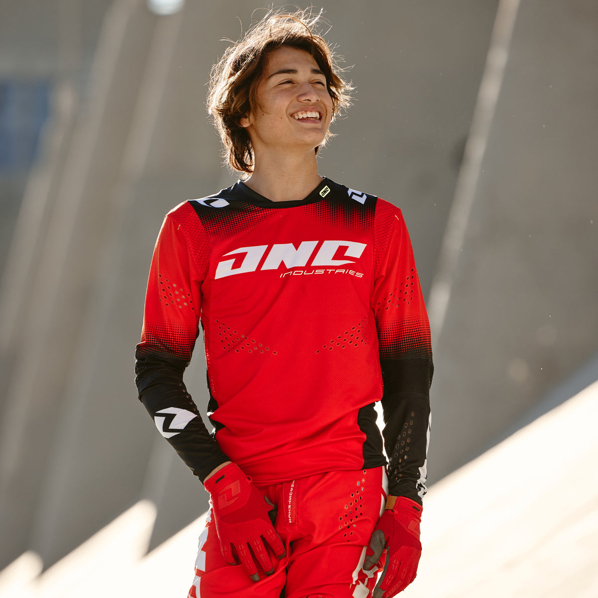 Traje Moto One Industries X197 Scorch Red Motocross Enduro