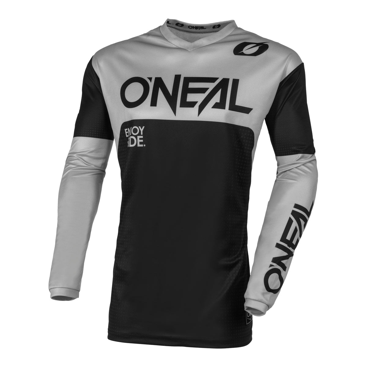 Polera Jersey O&#39;NEAL Element Racewear Negro/Gris