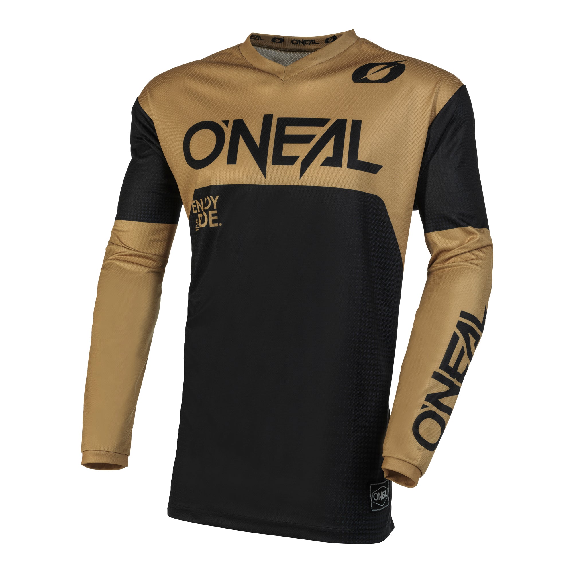 Polera Jersey O'NEAL Element Racewear Negro/Arena