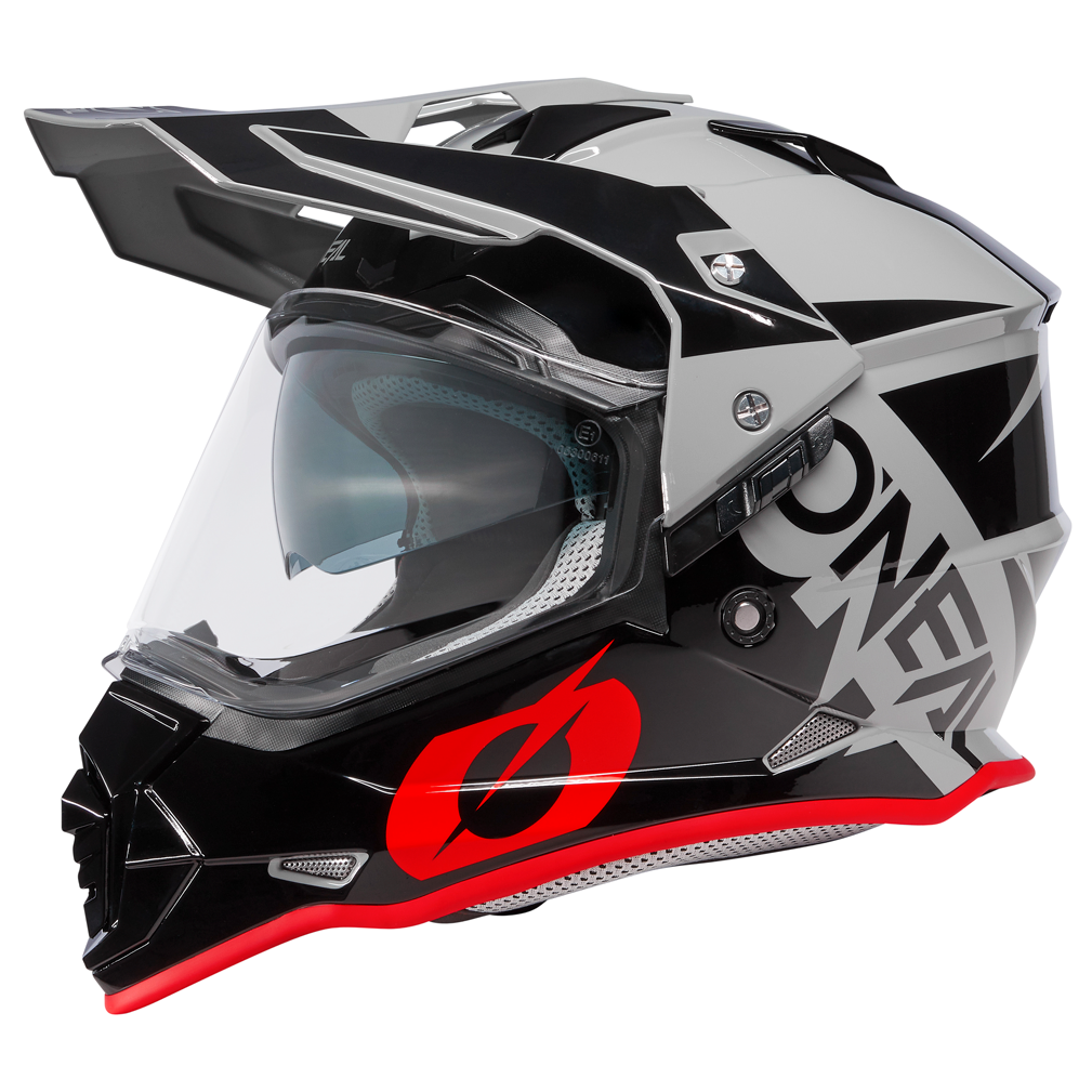 Casco O&#39;NEAL Sierra Gris/Negro/Rojo