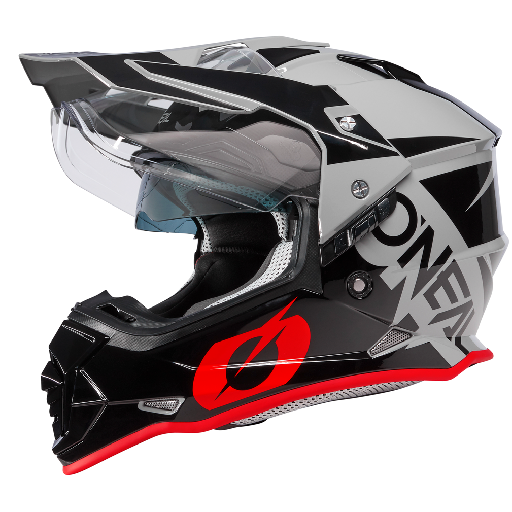 Casco O&#39;NEAL Sierra Gris/Negro/Rojo