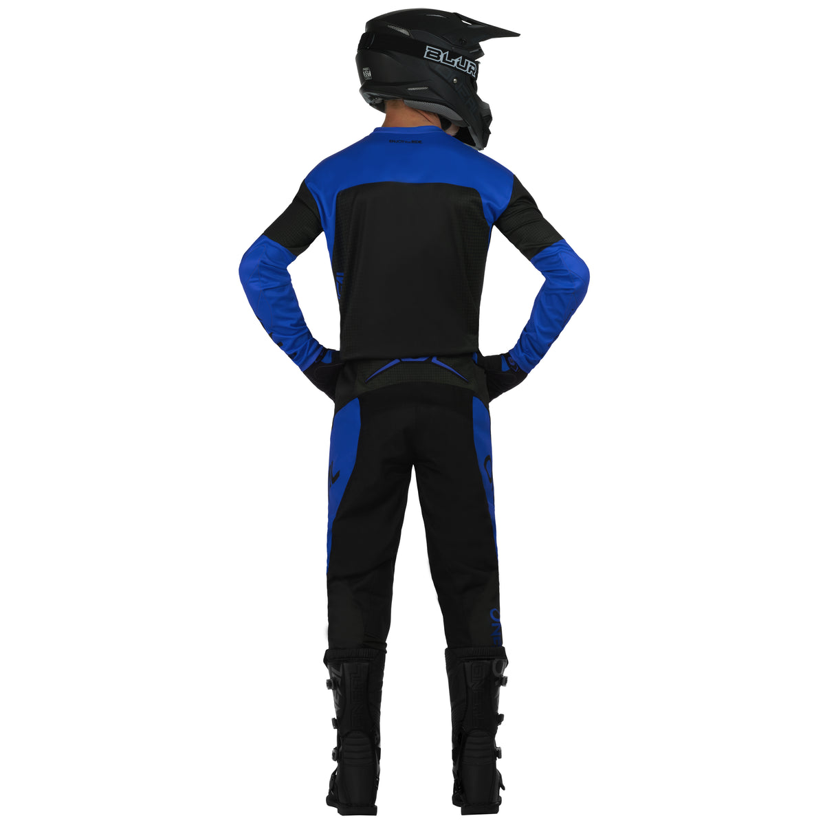 Pantalon Moto O&#39;NEAL Racewear Negro/Azul