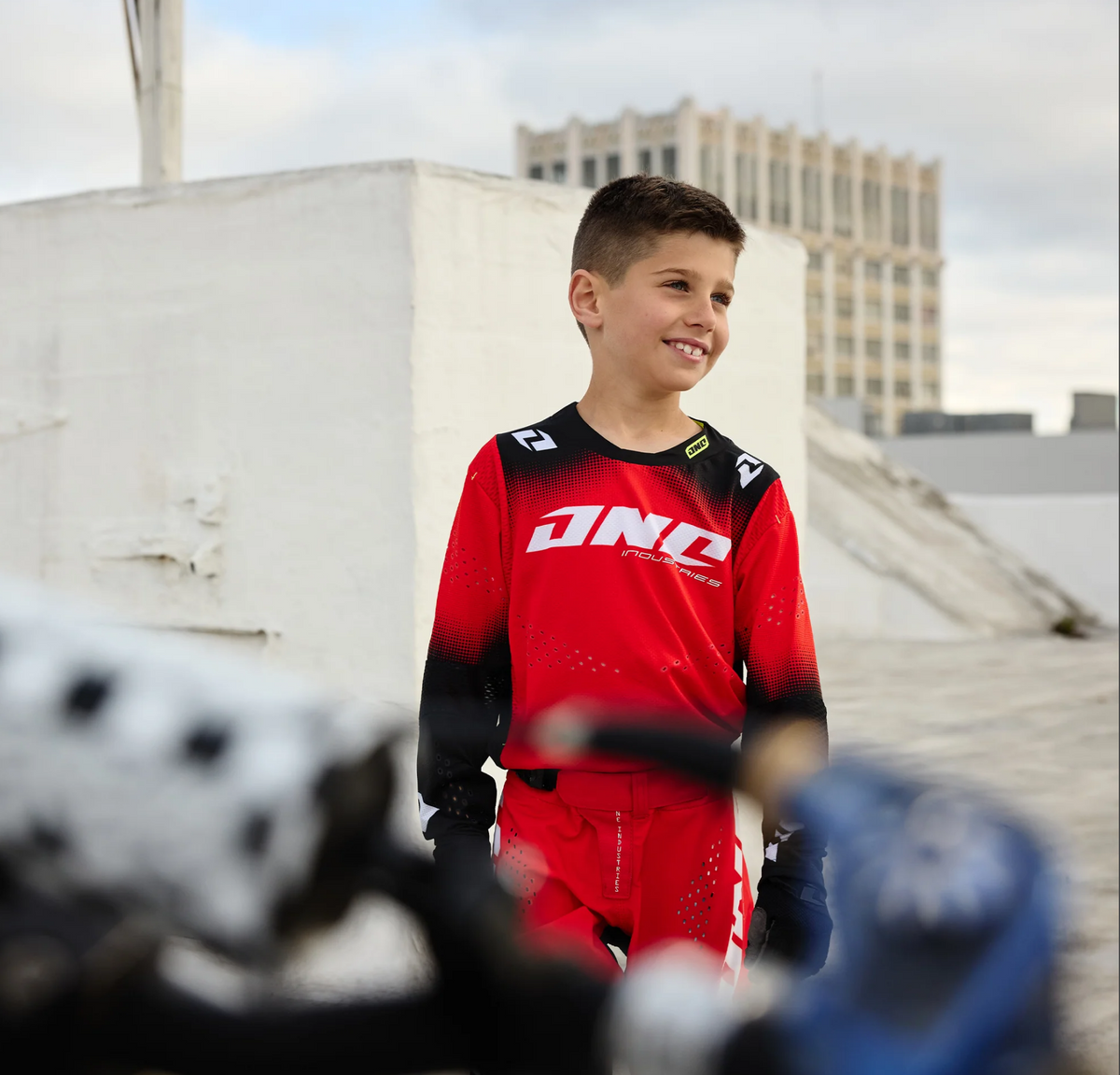 Traje Moto Niño One Industries X197 Scorch Red Motocross Enduro