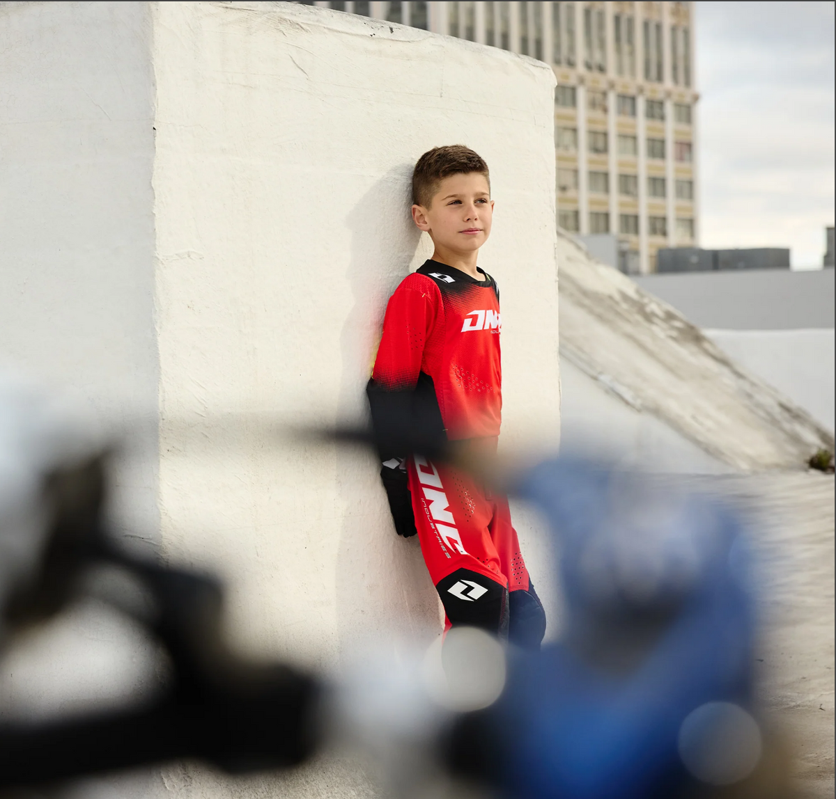 Traje Moto Niño One Industries X197 Scorch Red Motocross Enduro