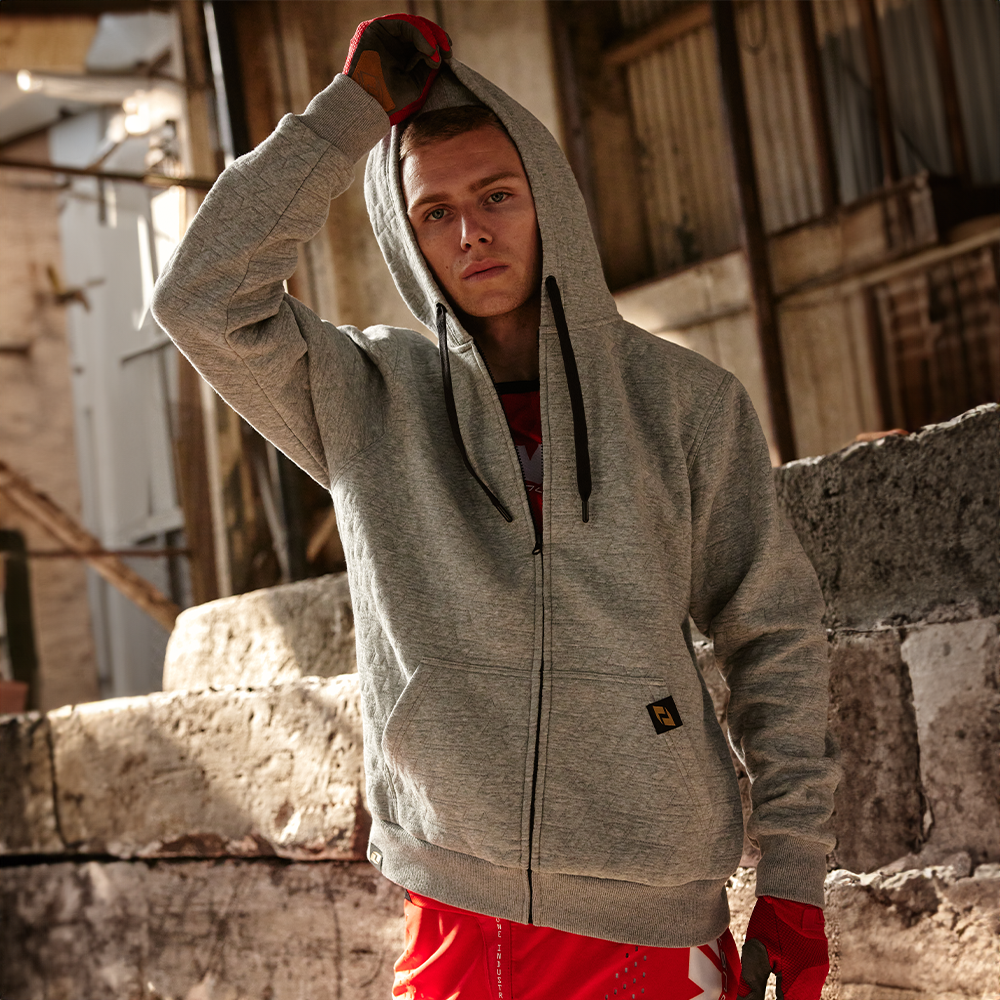 Poleron One Industries Repeat Hoodie Gris