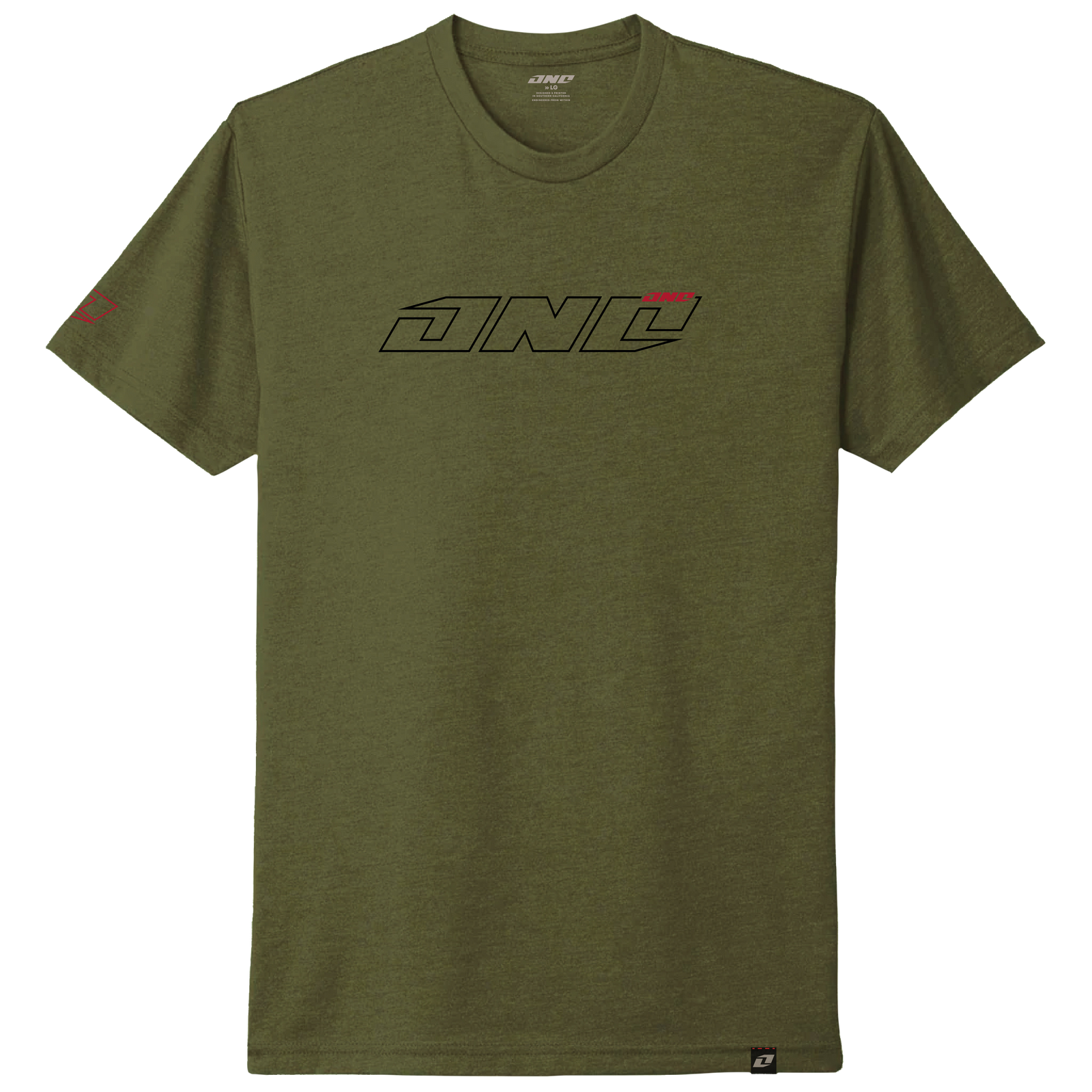 Polera One Industries Horizon Grn Lifestyle Verde Militar