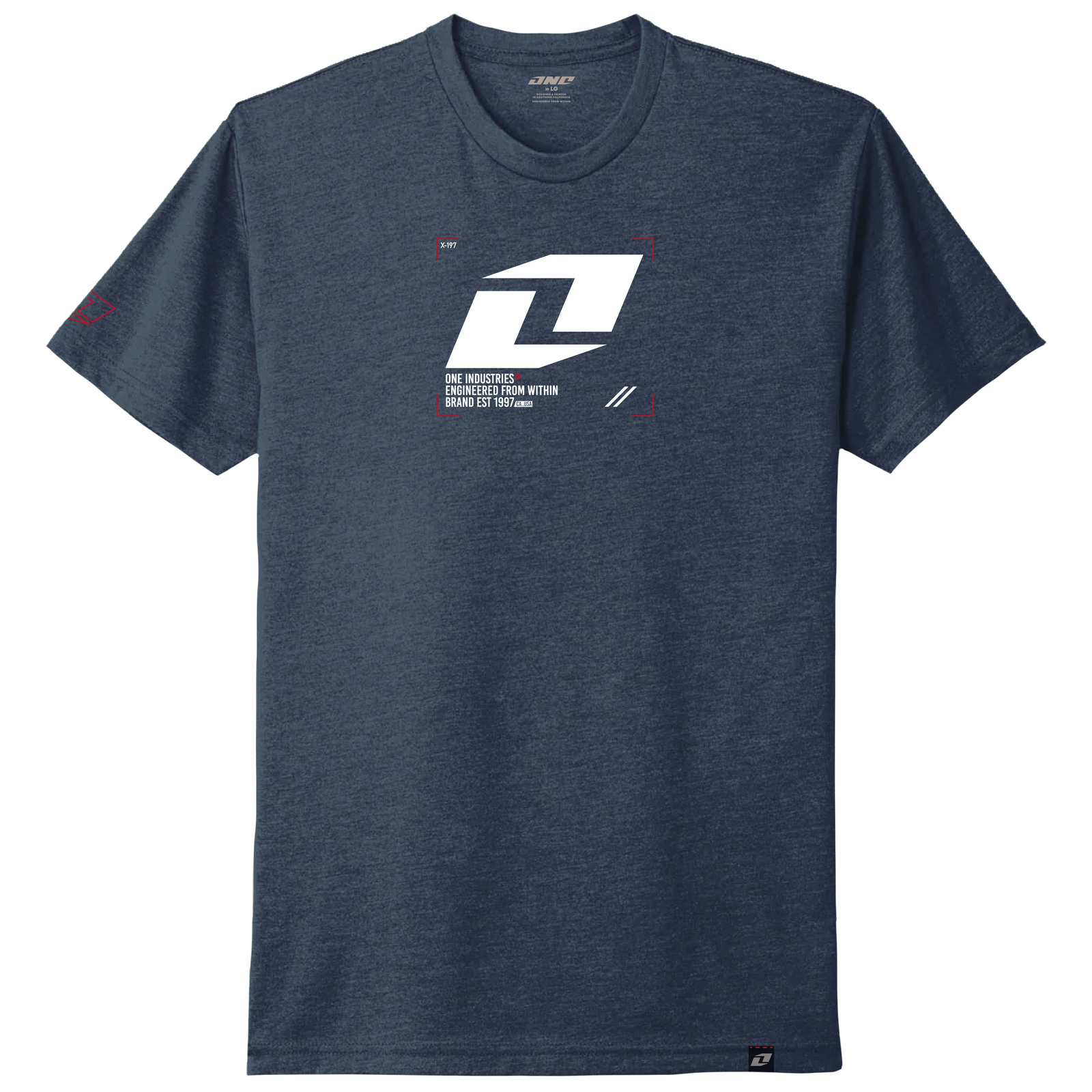 Polera One Industries Myspace Hblu Lifestyle Azul Cobalto