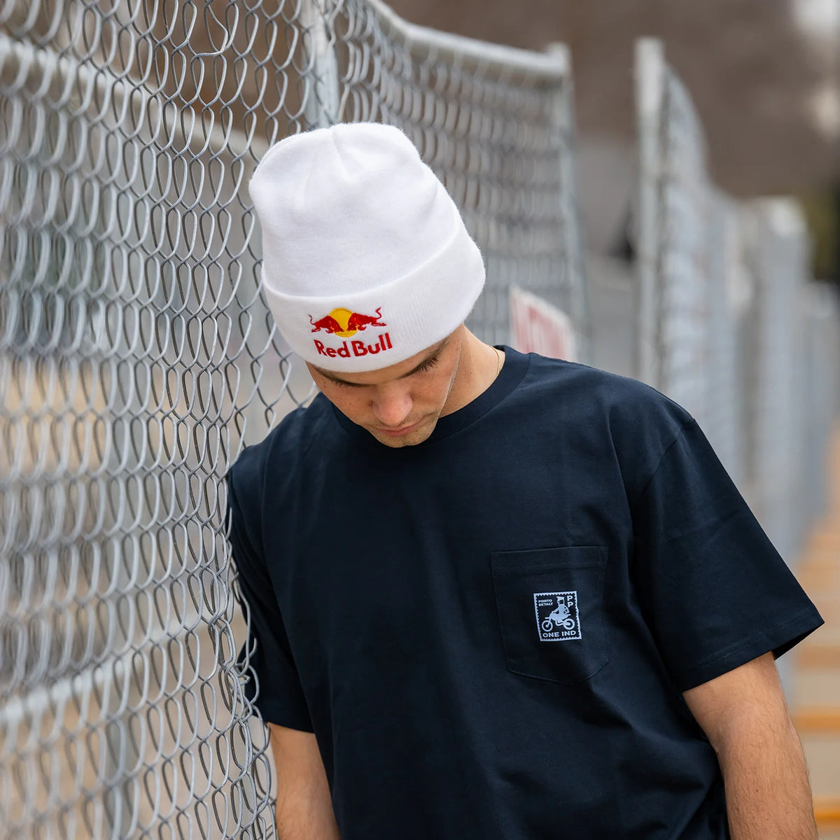 Polera One Industries Posty Petrol Lifestyle Azul