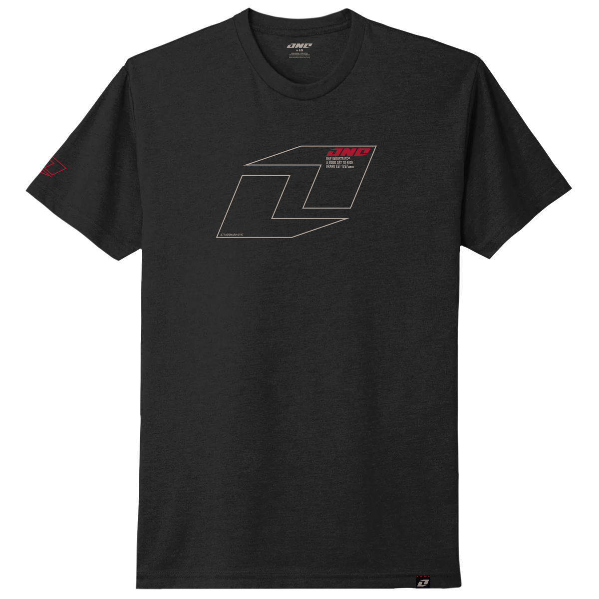 Polera One Industries Vector Blk Lifestyle Negro