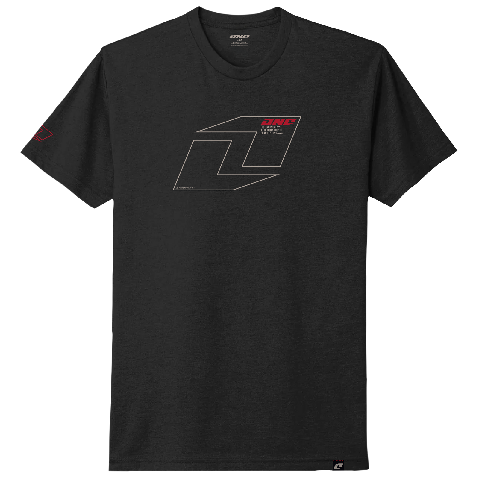 Polera One Industries Vector Blk Lifestyle Negro