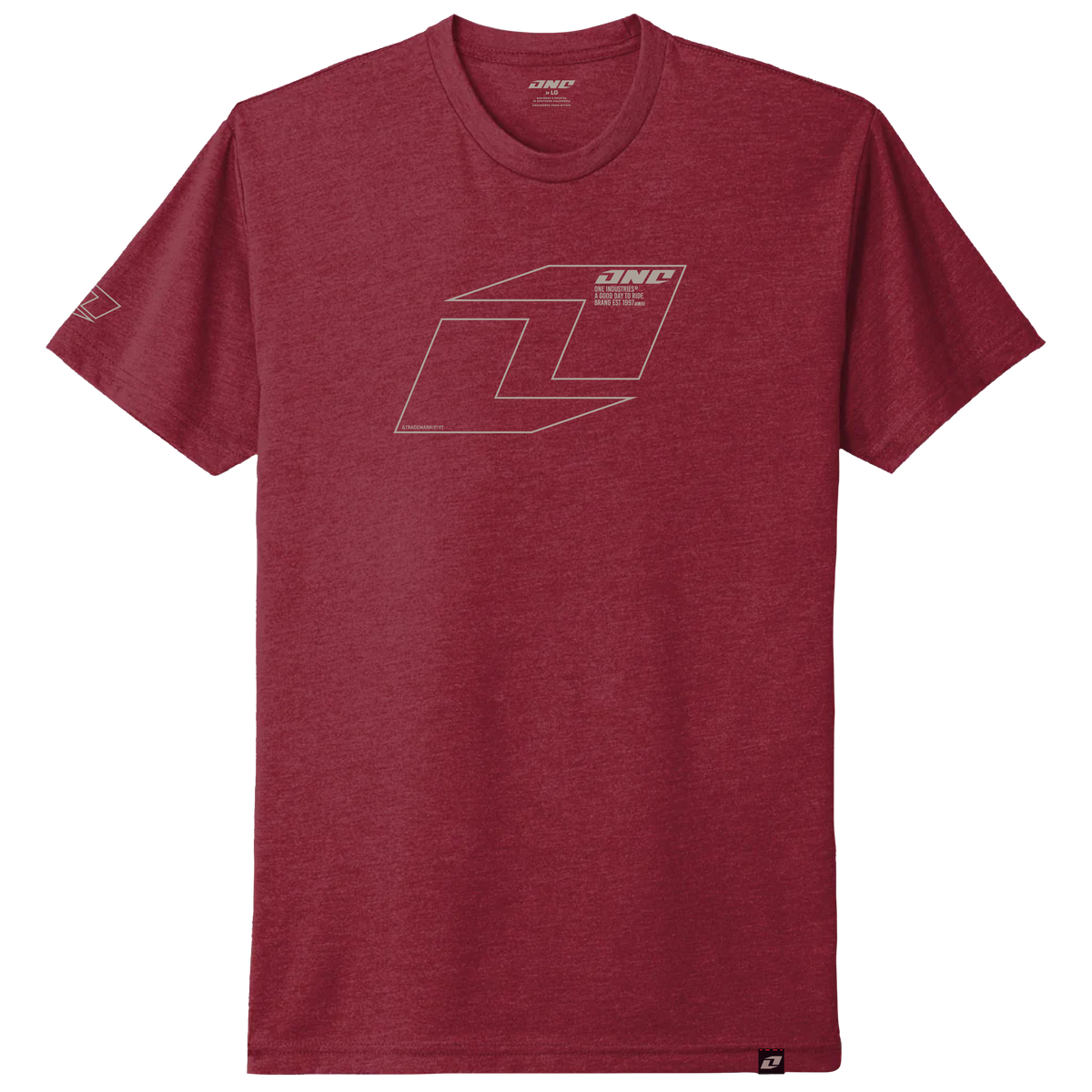 Polera One Industries Vector Car Lifestyle Rojo